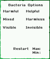 Agent Preview - Bacteria Options