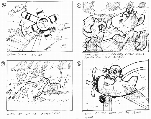 Creatures Village Storyboard Sketch Image thumbnail image