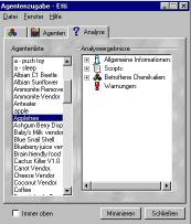 Agentenzugabe Analyse