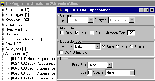 GEL - Appearance-Gene