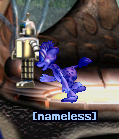 creature blue male