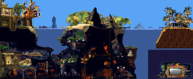 Island World Background in Creatures PlayStation 1 thumbnail image