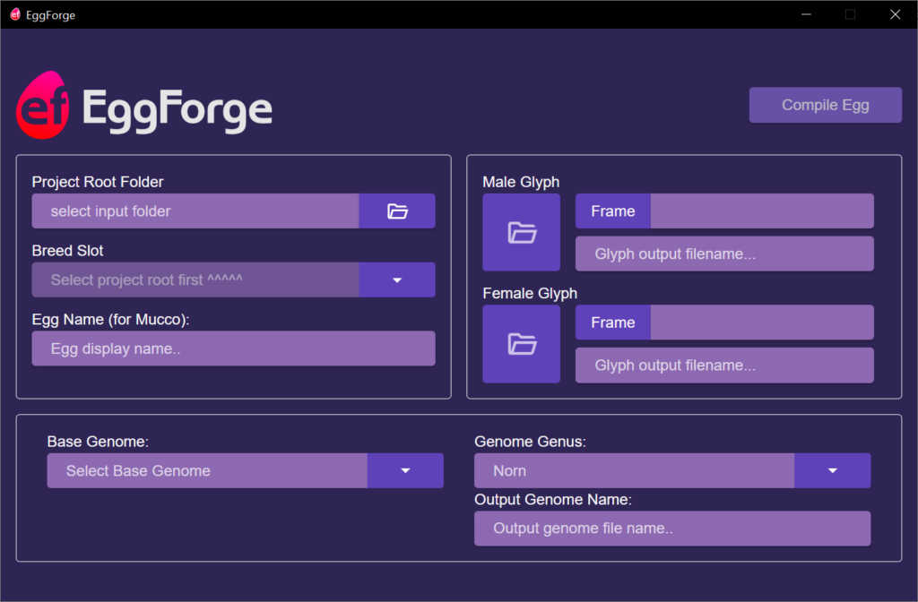 Egg Forge Display on Windows