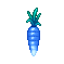 shiny blue carrot